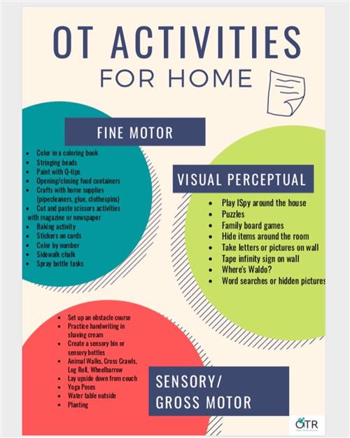 Sensory Gross Motor Activities 